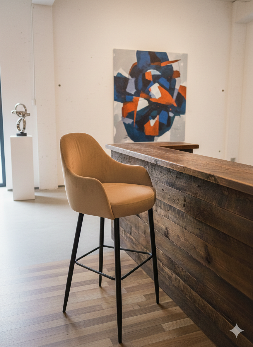 SANK STOLICA SILVA TITAN 104 POSTOLJE CRNA MAT STOF BEZ