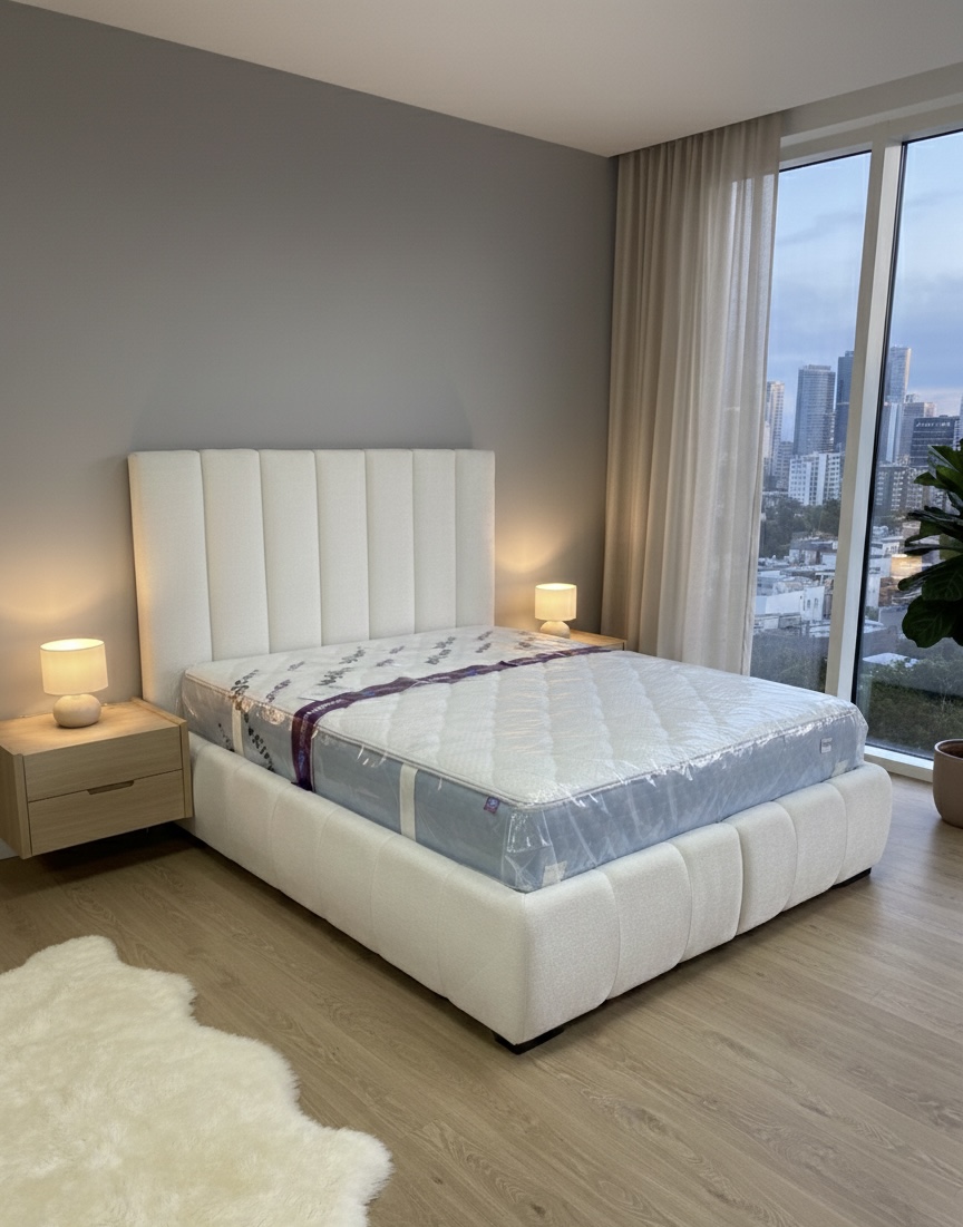 FRANCUSKI LEZAJ DONATELA 160*200 STOF METROPOLIS PERLA 14 STOF BIJELI